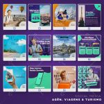 Pack 250 Artes editáveis agência de viagens e turismo photoshop - Imagem 8
