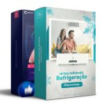Pack 150 artes editáveis refrigeração, ar condicionado Photoshop psd