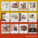 Pack 100 Artes editáveis loja de móveis - Photoshop psd - Imagem 9