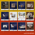 Pack 100 Artes editáveis loja de móveis - Photoshop psd - Imagem 8