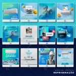 Pack 150 artes editáveis refrigeração, ar condicionado Photoshop psd - Imagem 5