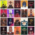 Pack 130 Artes editáveis no canva - festas ,shows, eventos 3.0 - Imagem 4